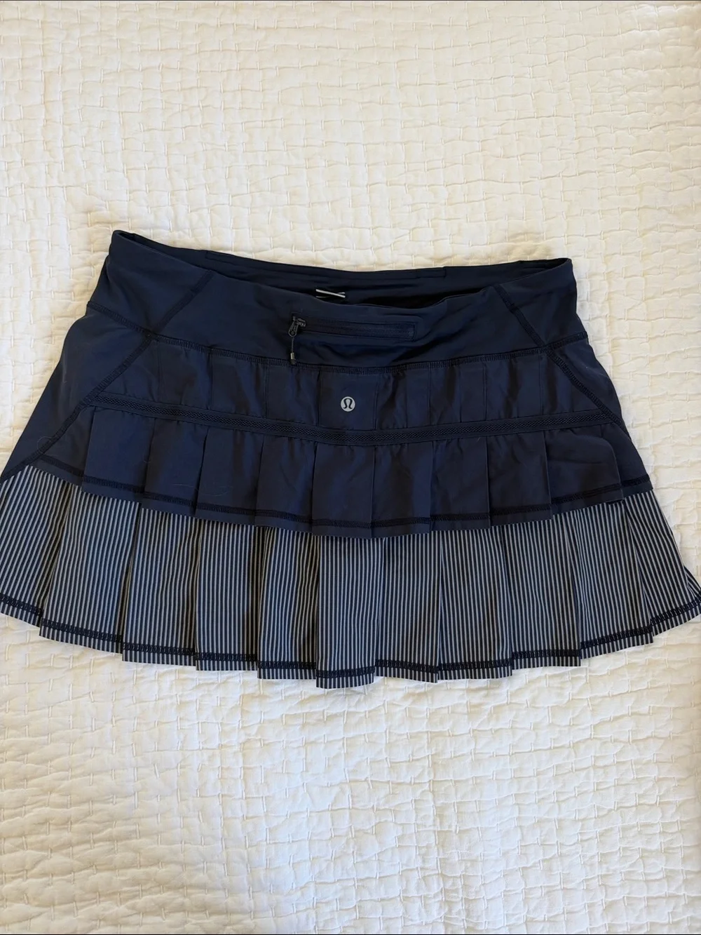 lululemon athletica Navy Layered Pleated Tennis Skirt - Picture 4 of 6